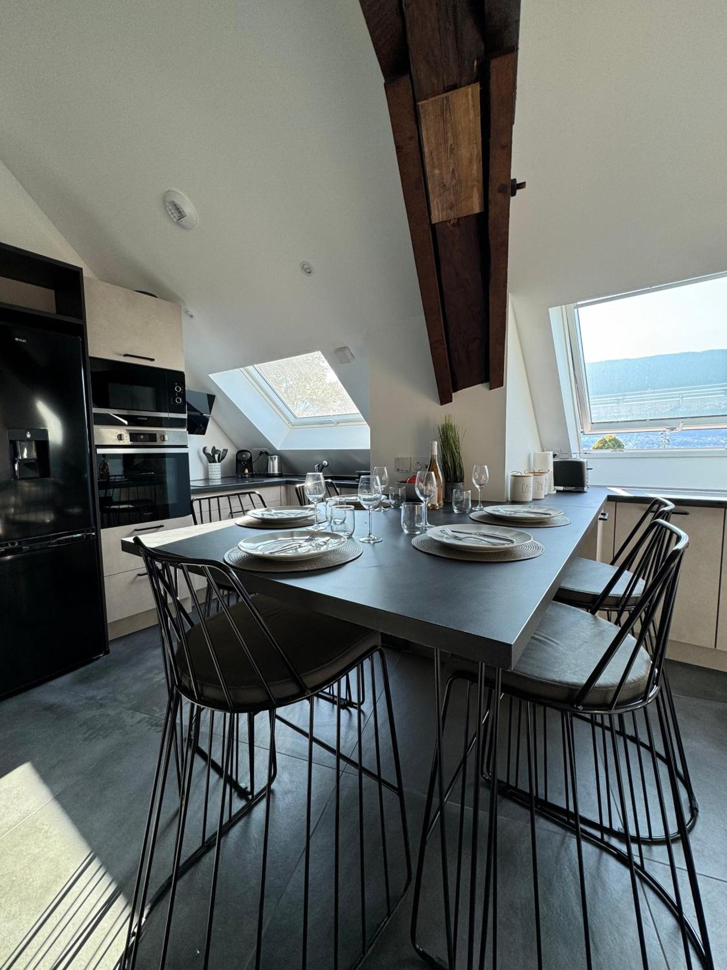 Magnifique Appartement Vue Lac - 5 Personnes Voglans Dış mekan fotoğraf