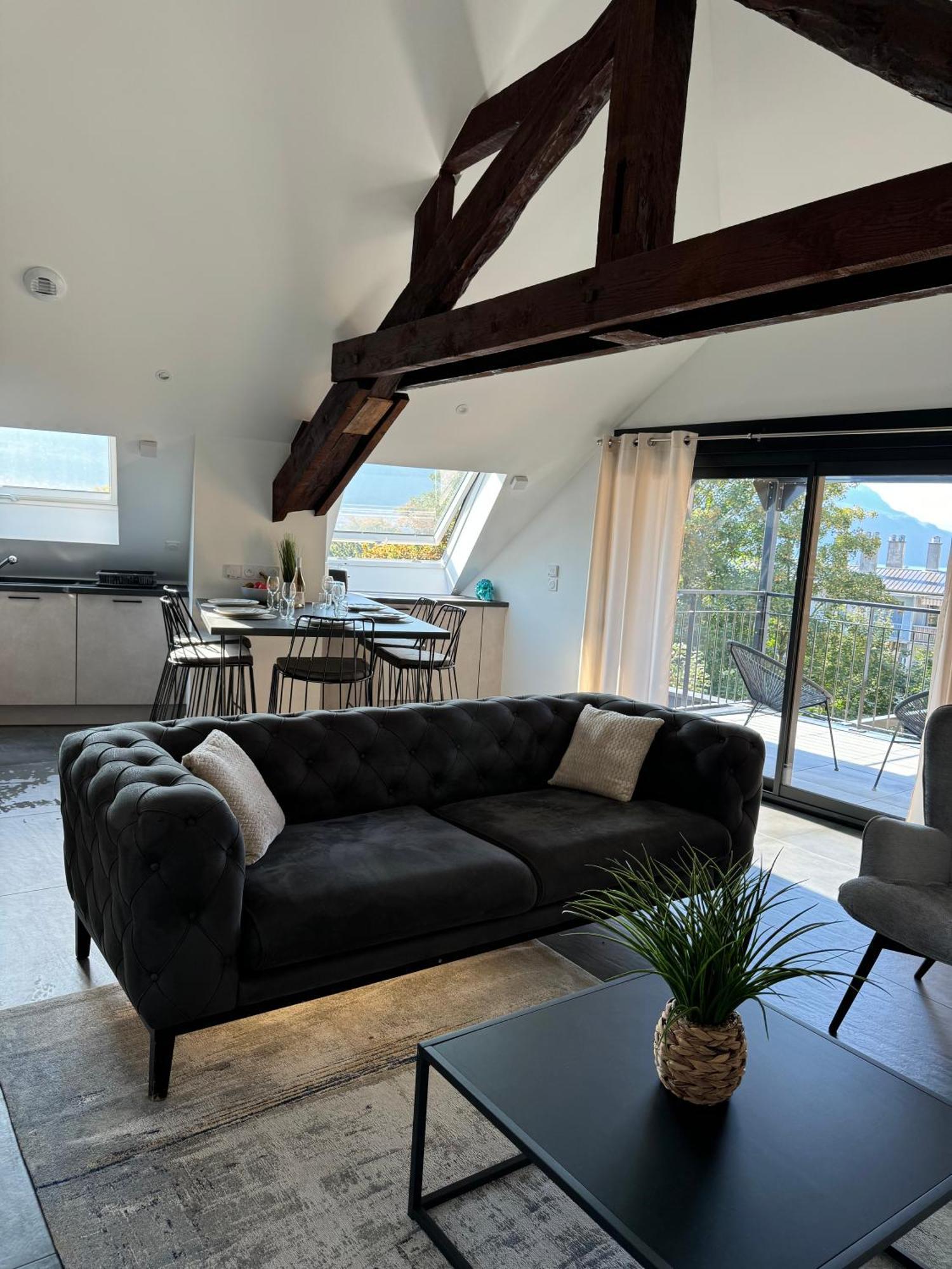 Magnifique Appartement Vue Lac - 5 Personnes Voglans Dış mekan fotoğraf